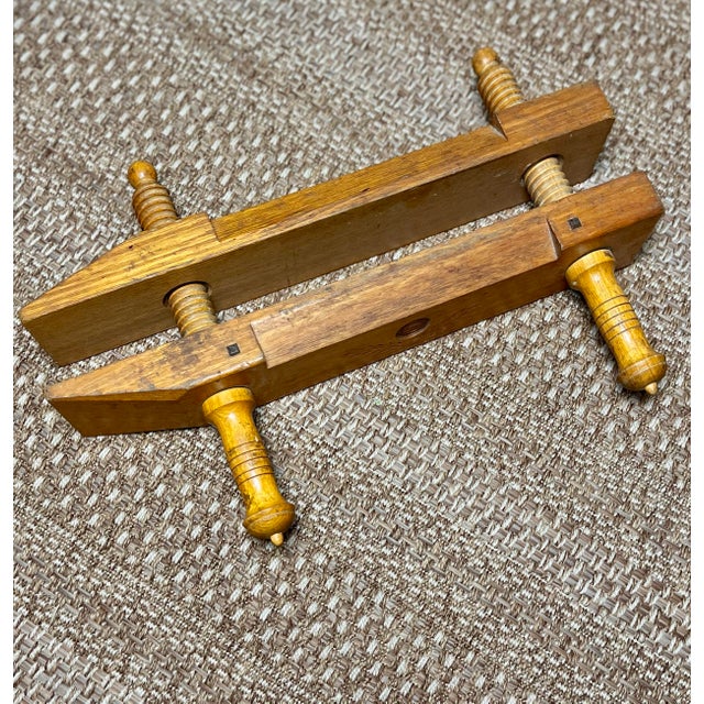 Vintage Professional Bookbinding Pointed Finishing Press | F H Weisner Toowoomba Australia For Sale - Image 4 of 12