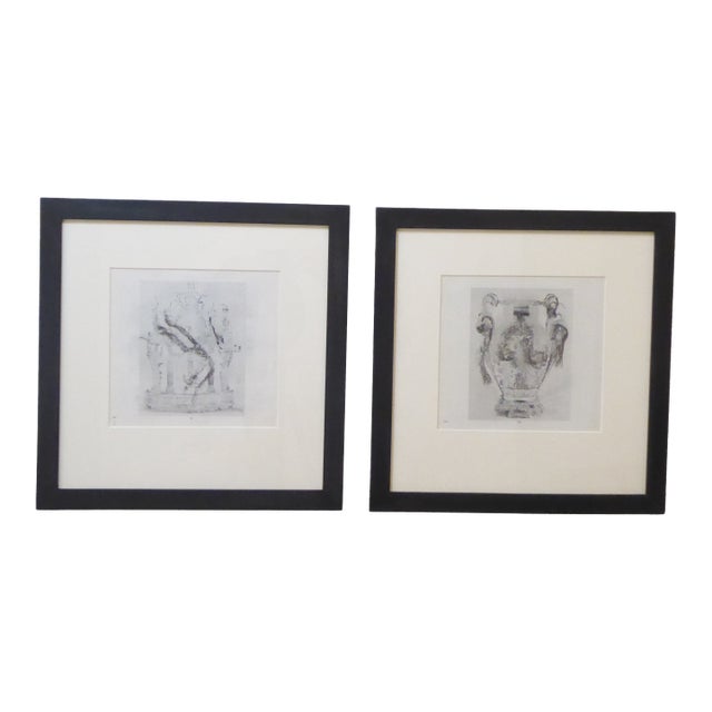 Vintage Drawings by Neal Beckerman - Set 2 For Sale