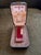 Red Rare Vintage Dunhill Gold Plated Red Marble Lacquer Lighter Original Sky Case For Sale - Image 8 of 11