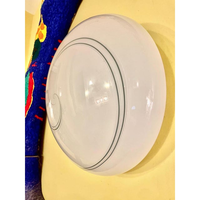 Large Murano Glass Flush Mount attributed to Vetri, Italy, 1970s For Sale - Image 3 of 7