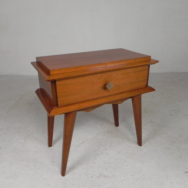 Vintage Teak Bedside Table, 1960s For Sale - Image 17 of 17