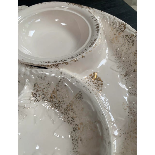 Mid 20th Century Mid-Century Chip & Dip California Pottery Serving Trays For Sale - Image 5 of 6