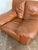 Vintage 1970’s Italian Leather Lounge Chair For Sale - Image 13 of 13