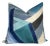 Roulade Pillow Cover in Blue, 22x22 Pillow For Sale