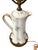 Late 19th Century Antique Haviland Limoges Tarascon Porcelain Pitcher Lamp Base, France, C. 1900 in Working Order For Sale - Image 5 of 9