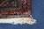 Vintage Oriental Geometric Floral Medallion Red Area Rug Mat Traditional 3 X 5' For Sale - Image 6 of 13