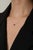 Contemporary Modern 14k Yellow Gold Heart Blue Sapphire & Diamond Halo Pendant Necklace For Sale - Image 3 of 12