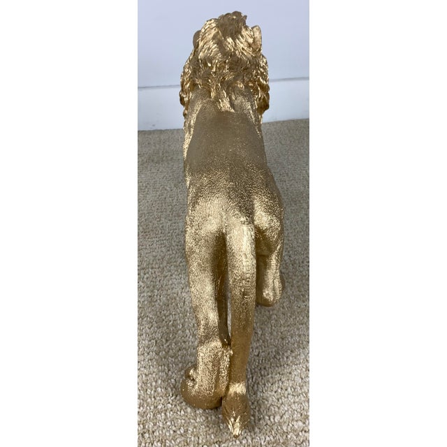 African 1970s Lion Figurine For Sale - Image 3 of 7