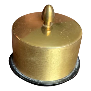 Mid 20th Century Vintage Brass Stamp Roll Holder
