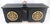 Mid-Century Modern Large Asian Black Lacquer Large Carved Wood Door Pulls 8 Drawer Dresser Credenza For Sale - Image 3 of 17