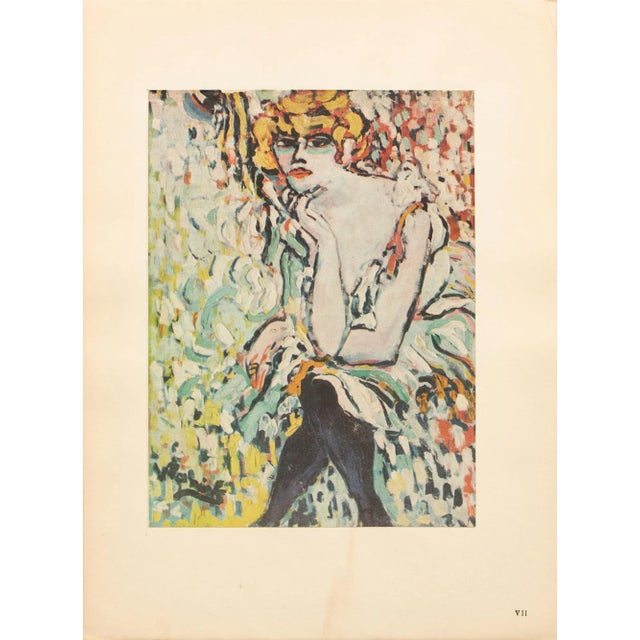 Celadon 1947 M. Vlaminck "The Dancer of Rat Mort", Original Period Parisian Lithograph For Sale - Image 8 of 8
