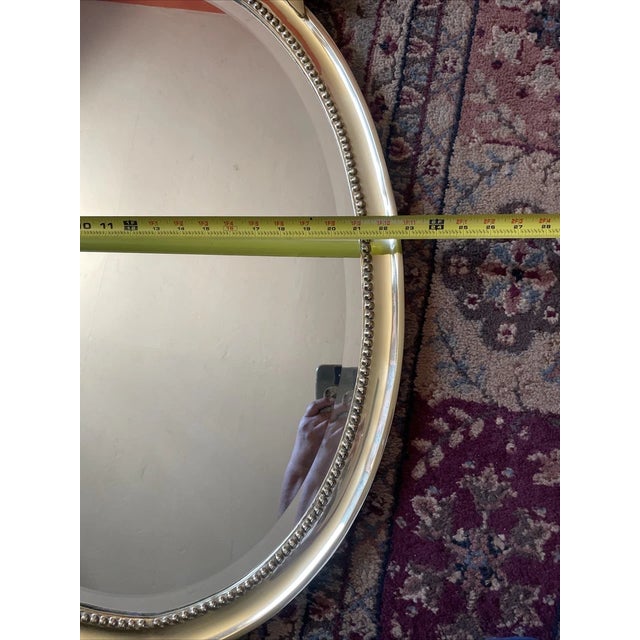 Decorative Crafts Inc Brass Gold Frame Bow Mirror. #2117 MCM Hollywood Regency For Sale In Palm Springs - Image 6 of 12