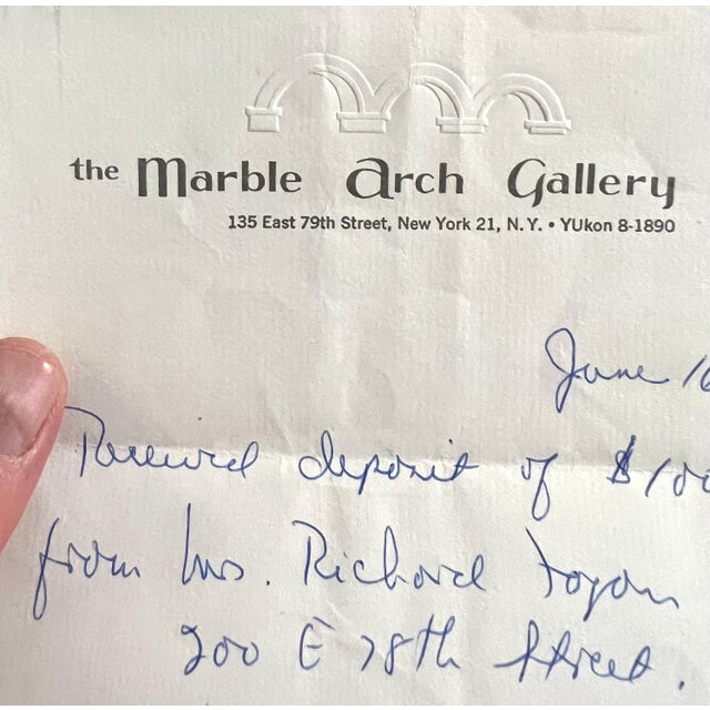 Jean Jansem, Large Drawing of Boy by French Armenian Modernist Jean Jansem Ecole De Paris Art, c.1960 For Sale - Image 11 of 11