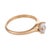 1900-1909 Victorian Gia 0.91 Carat Diamond 14k Yellow Gold Solitaire Engagement Ring, Size 5.75 For Sale - Image 4 of 6