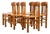 Pine Dining Chairs by Rainer Daumiller, Set of 6 For Sale