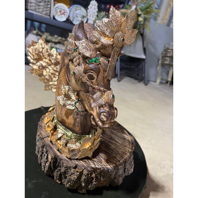 Celestial Meets the Sea “Xanthos the Crowned” Sculpture For Sale - Image 4 of 7
