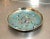 1960s-70s small silver/blue enameled bird-motif small ashtray, coaster or change tray. Excellent condition.