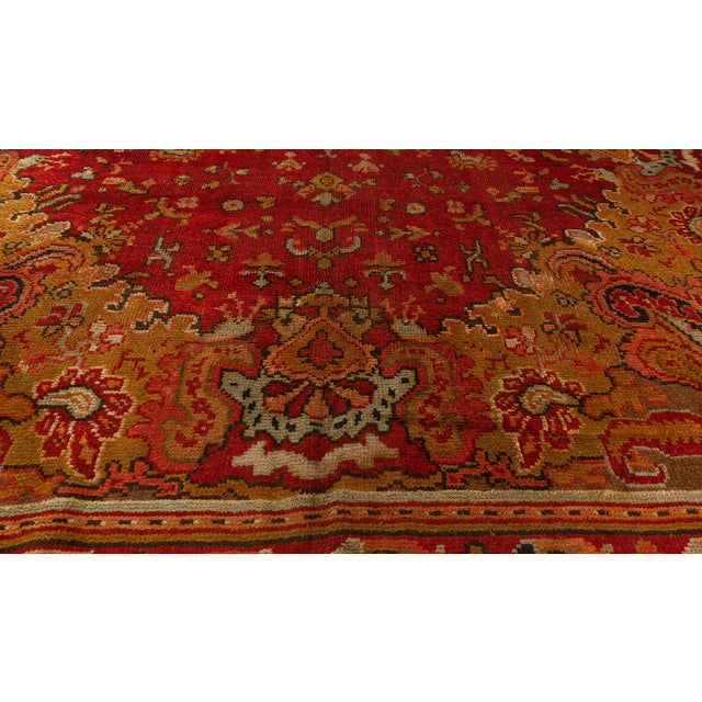 English Antique English Axminster Rug For Sale - Image 3 of 9