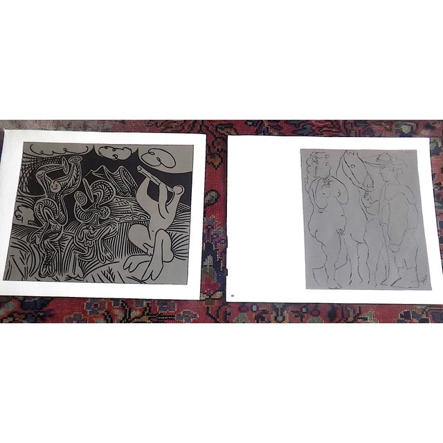 Vintage LTD Ed. Mid 20th Century "Pablo. Picasso Linogravures" - Set of 10 Linogravures For Sale In Cincinnati - Image 6 of 12