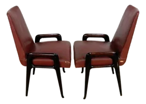 Mid 20th Century Italian Armchairs - 2 Pieces