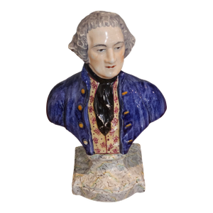 Early 20th Century George Washington Staffordshire Bust After Houdon Made in England Usa 250