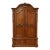 Vintage Rococo Revival Burl Wood Armoire For Sale