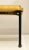 Stylish Moser black and gold metal ace side table, rivet detail, showroom floor sample