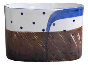 Painted and Glazed Planter from Ki-Ki Design