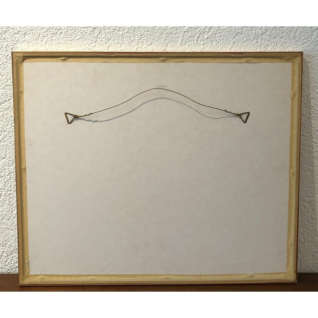 Ettore Verdesi, Au pied du Salève, Watercolor on Paper, Framed For Sale - Image 8 of 9