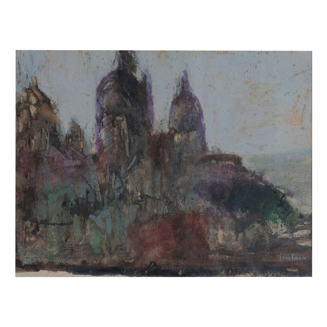 Impressionist Artist, Cityscape: Possibly Barcelona, Oil Painting For Sale