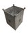 Vintage French Orangerie Style Galvanized Zinc Square Planter Box For Sale - Image 4 of 12