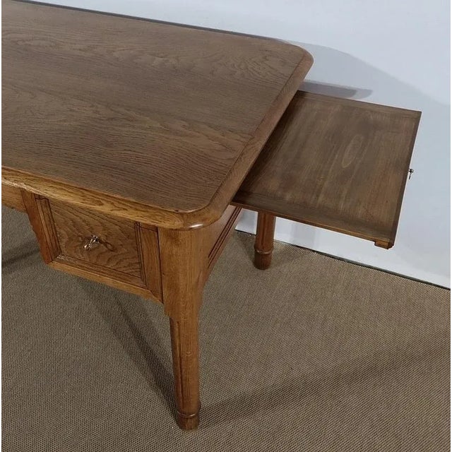 Oak Community Desk, Late 19th Century For Sale - Image 14 of 18