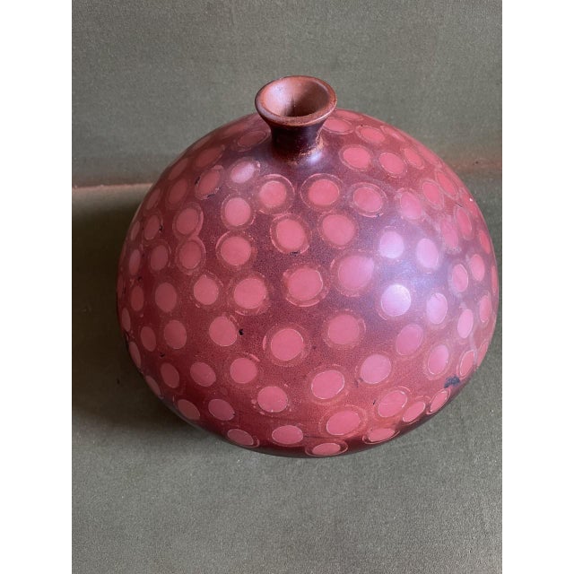 2000 - 2009 2000s Hand-Thrown Pottery Vase For Sale - Image 5 of 7