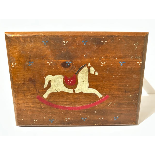 Vintage 1970s Century Folk Art/Farmhouse Wooden Step Stool For Sale In Orlando - Image 6 of 12