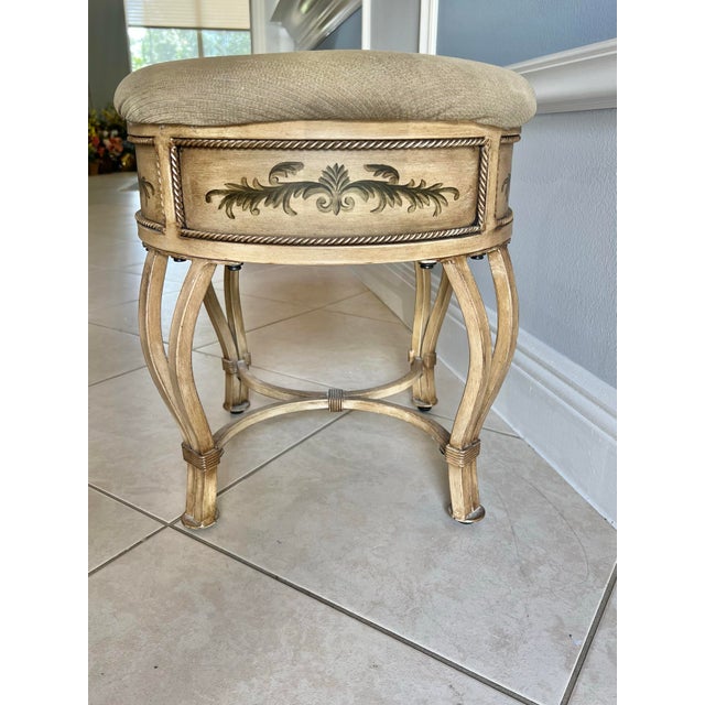 1980s Vintage Tucany Style Stool For Sale - Image 5 of 6