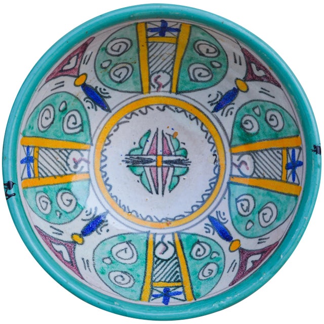 Mid 20th Century Afro-Moresque Ceramic Bowl For Sale In New York - Image 6 of 11