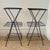 Mid 20th Century Mid-Century Modern Metal 3-Tiered Plant Stands, Pair (2) For Sale - Image 5 of 12