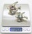 Vintage Italian Handmade Genuine Sterling Silver Enameled Tropical Fish Figurines by Ottaviani of Rome, 1980s Solid 925 Silver Marine Pair For Sale - Image 13 of 14