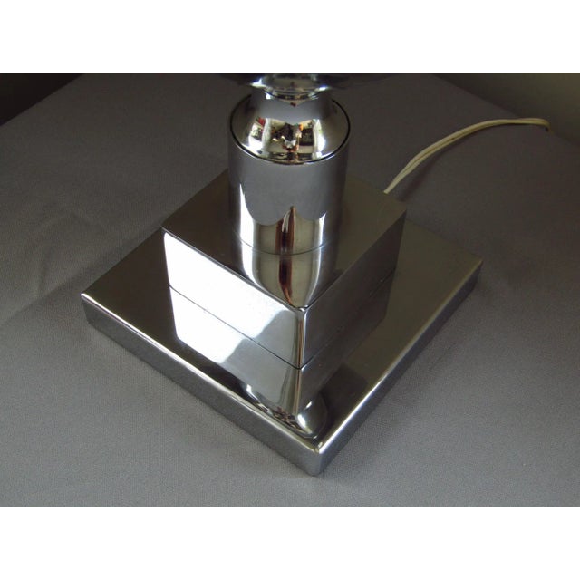 1960s Table Lamp in Chrome, 1968 For Sale - Image 5 of 11
