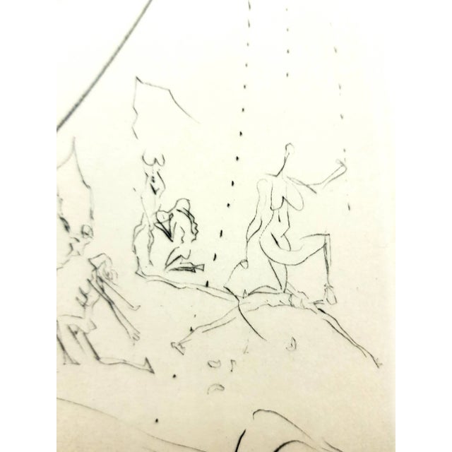 Wood Salvador Dali - Venus in Furs - Original Stamp-Signed Etching 1968 For Sale - Image 7 of 11
