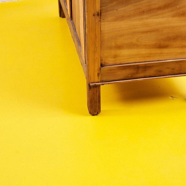 Wood 19th Century Rustic Chest of Drawers in Wood For Sale - Image 7 of 11