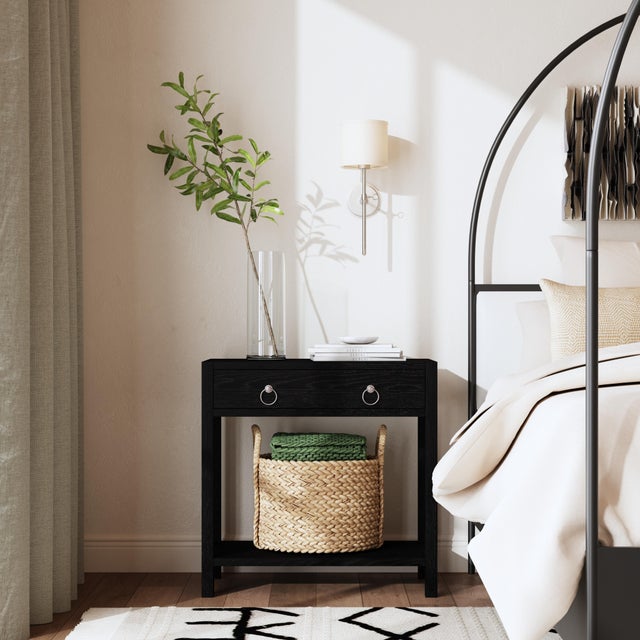 The Butler Specialty Company Lark 1 drawer wide nightstand is the epitome of form, function, and beauty. Its light, open,...