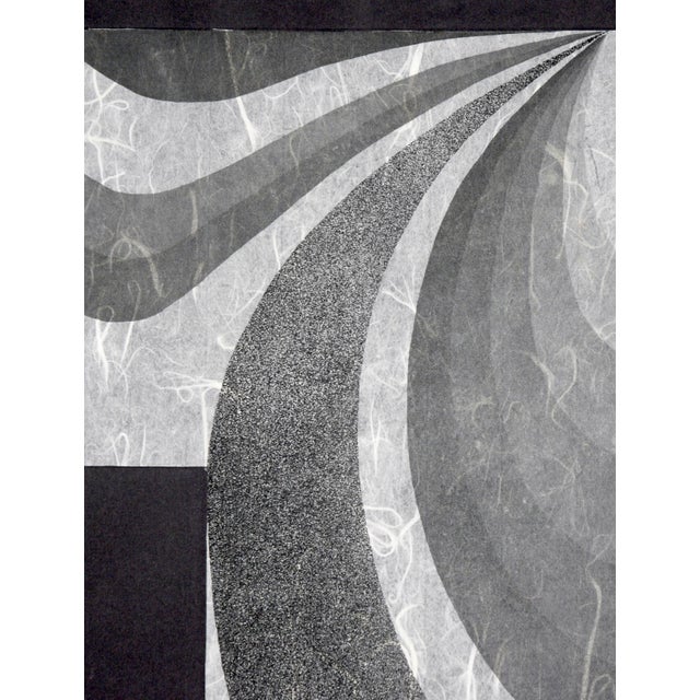 Contemporary Kimono Applique With Mulberry Paper by Patricia A. Pearce For Sale - Image 3 of 5