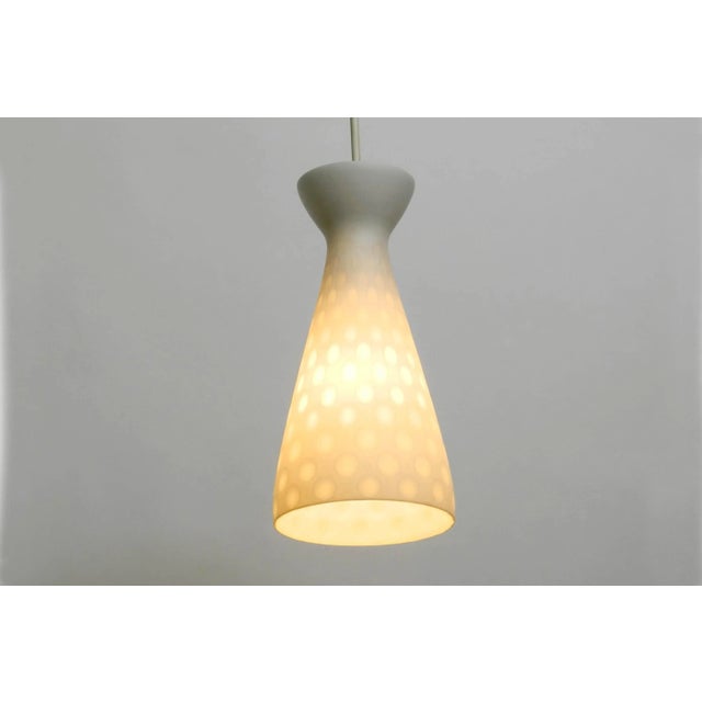 Mid-Century Diabolo Pendant Lamp by Aloys Ferdinand Gangkofner for Peill & Putzler, 1950s, in Good conditions. Designed...