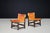 Exceptional and rare pair of riaza chico chica children's chairs, designed by spanish designer paco muñoz for darro,...