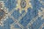 Modern Oushak Style Hand-Knotted Wool Area Rug in French Blue, Slate Grey & Gold For Sale - Image 4 of 12