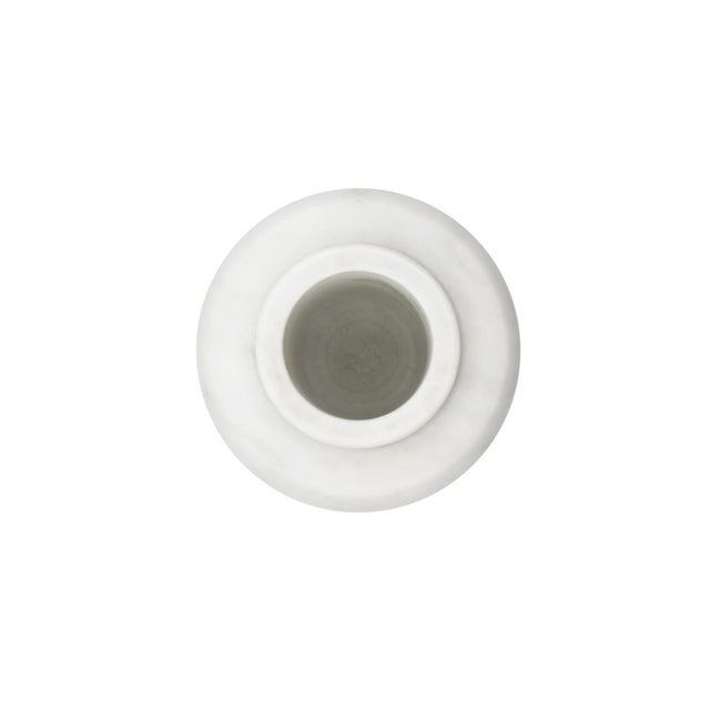 Nizzoli White Vase- Small For Sale In Chicago - Image 6 of 9