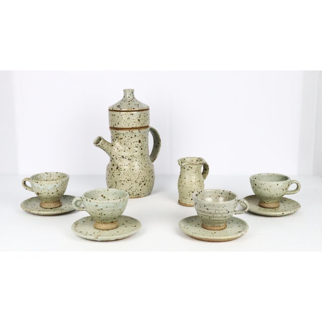 Coffee Service by Gustave Tiffoche, 1970, Set of 10 For Sale - Image 12 of 12