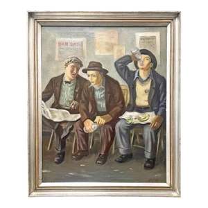 "Waiting at the Station", Joseph L. Van Sickle (1915 - 1985)