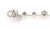 17159 - Koesia Diamond 18k White Gold Fancy Spinner Discs Long Earrings, 2 Pieces For Sale - Image 4 of 6